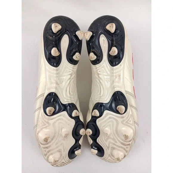 Adidas Copa 19.1 FG Soccer Cleats Size 11 Firm Ground Red Stripes Ivory Football